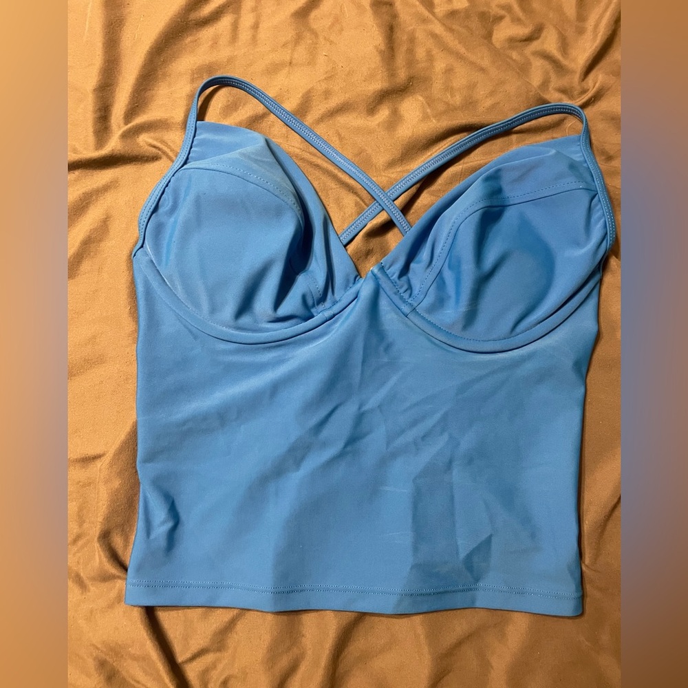 Victoria's Secret Blue Swim‎ Tankini 34D